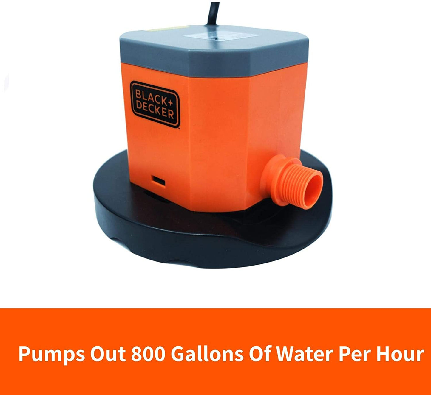 Black & Decker 800 GPH Manual Pool Cover Pump