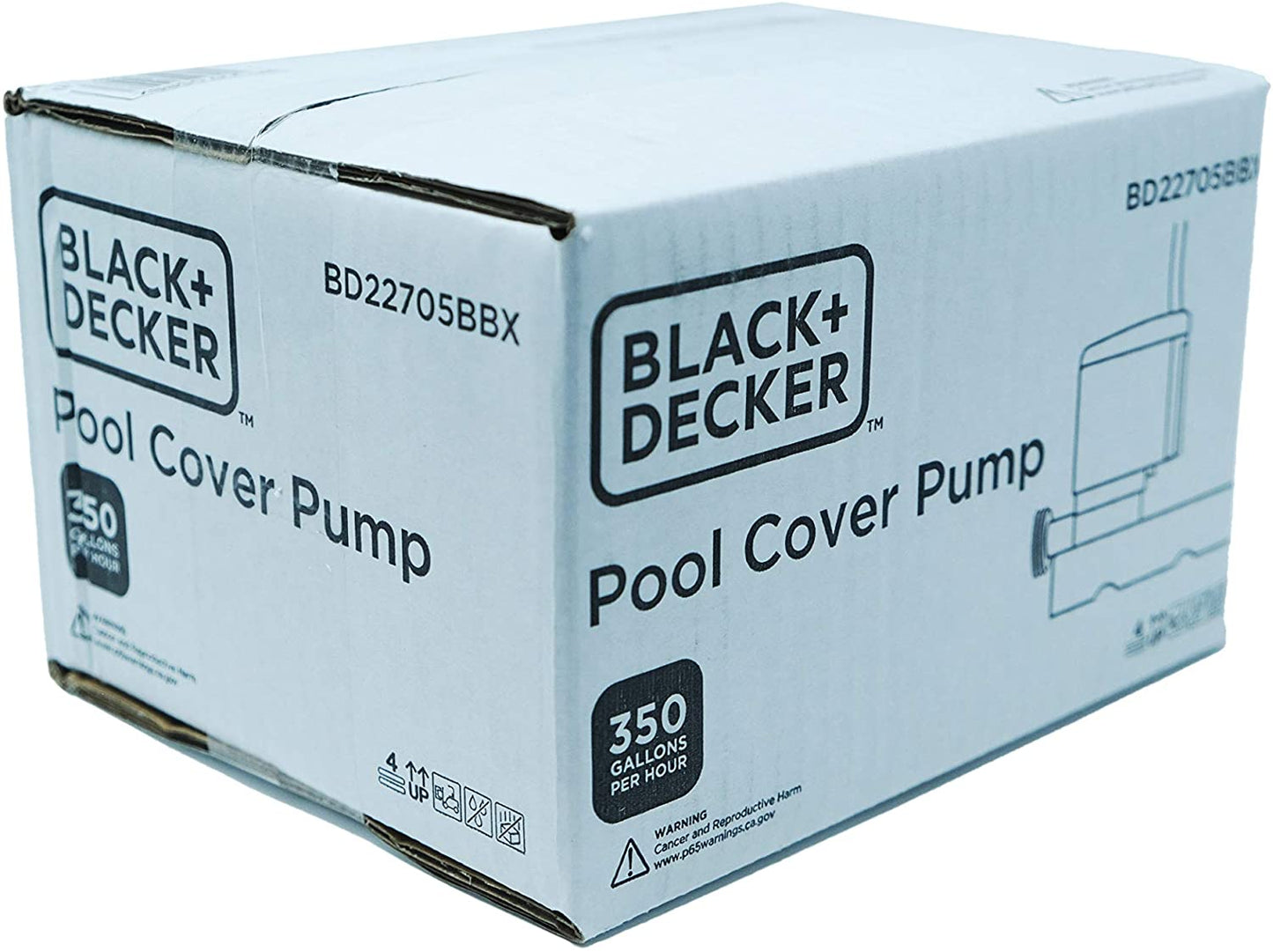 Black & Decker 350 GPH Manual Pool Cover Pump
