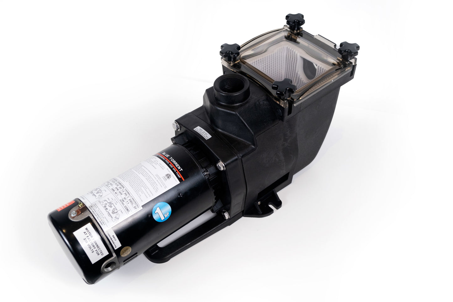 1 HP Blue Torrent Typhoon 48 Frame In Ground Pump Drops In For Hayward Super Plumbing