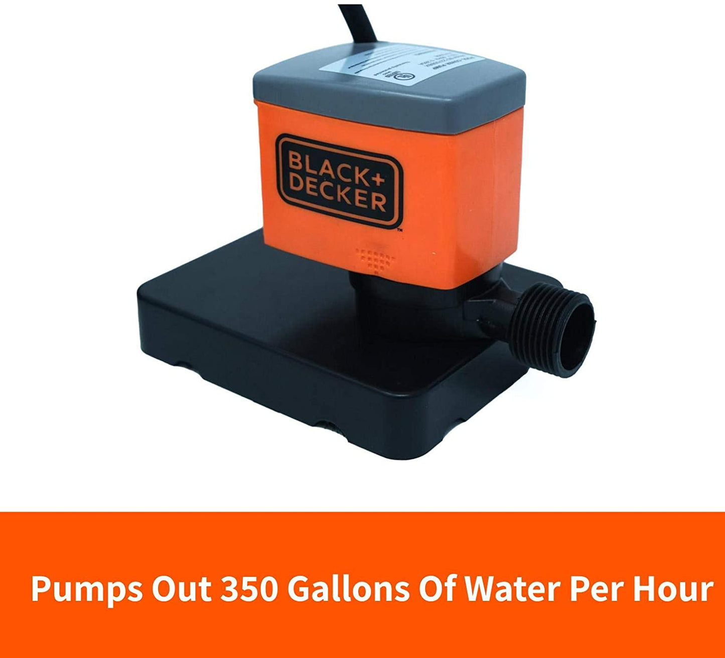 Black & Decker 350 GPH Manual Pool Cover Pump