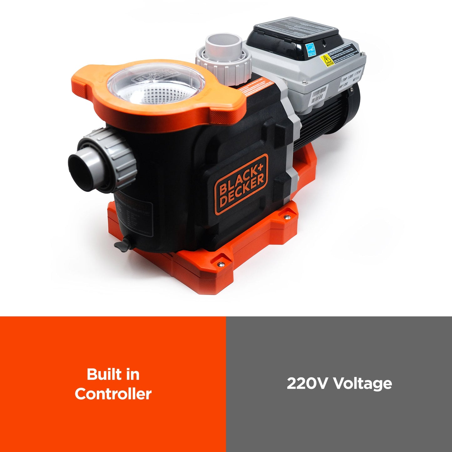 Black & Decker 1.5HP Energy Star Variable Speed Inground Swimming Pool Pump (Qualifies for Utility Rebates)